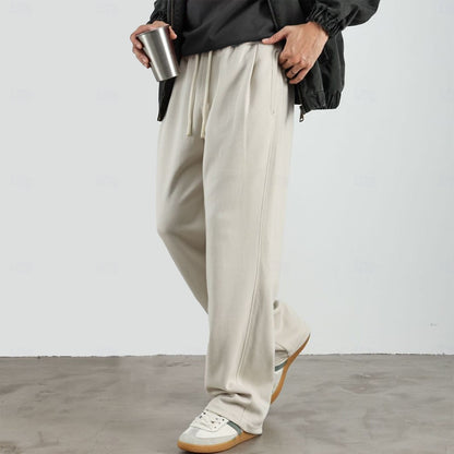 Fleece-lined Athletic Pants Active Joggers - oukumen