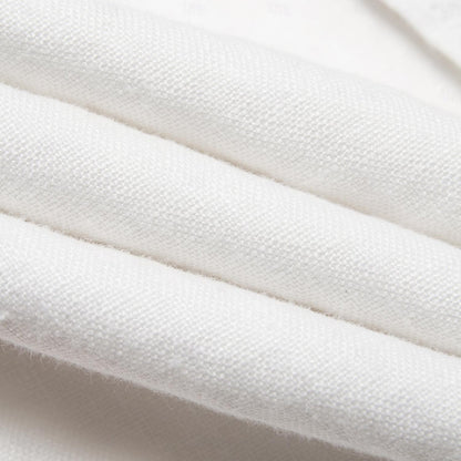 100% Linen Fold-over Collar Casual Shirt - oukumen