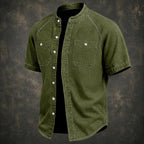 Washed Short-Sleeve Shirt
