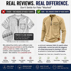 Distressed Long-Sleeve Henley Shirt