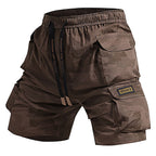Zip-Pocket Cargo Shorts