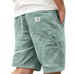 Patch-Pocket Corduroy Shorts