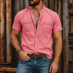 Washed Short-Sleeve Shirt