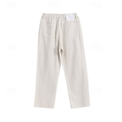 100% Cotton Straight Leg Chino Pants