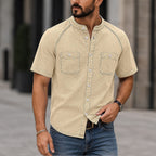 Washed Short-Sleeve Shirt