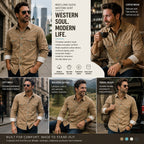 Long-Sleeve Denim Shirt