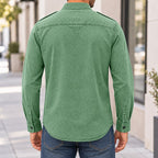 Acid-Wash Long-Sleeve Shirt