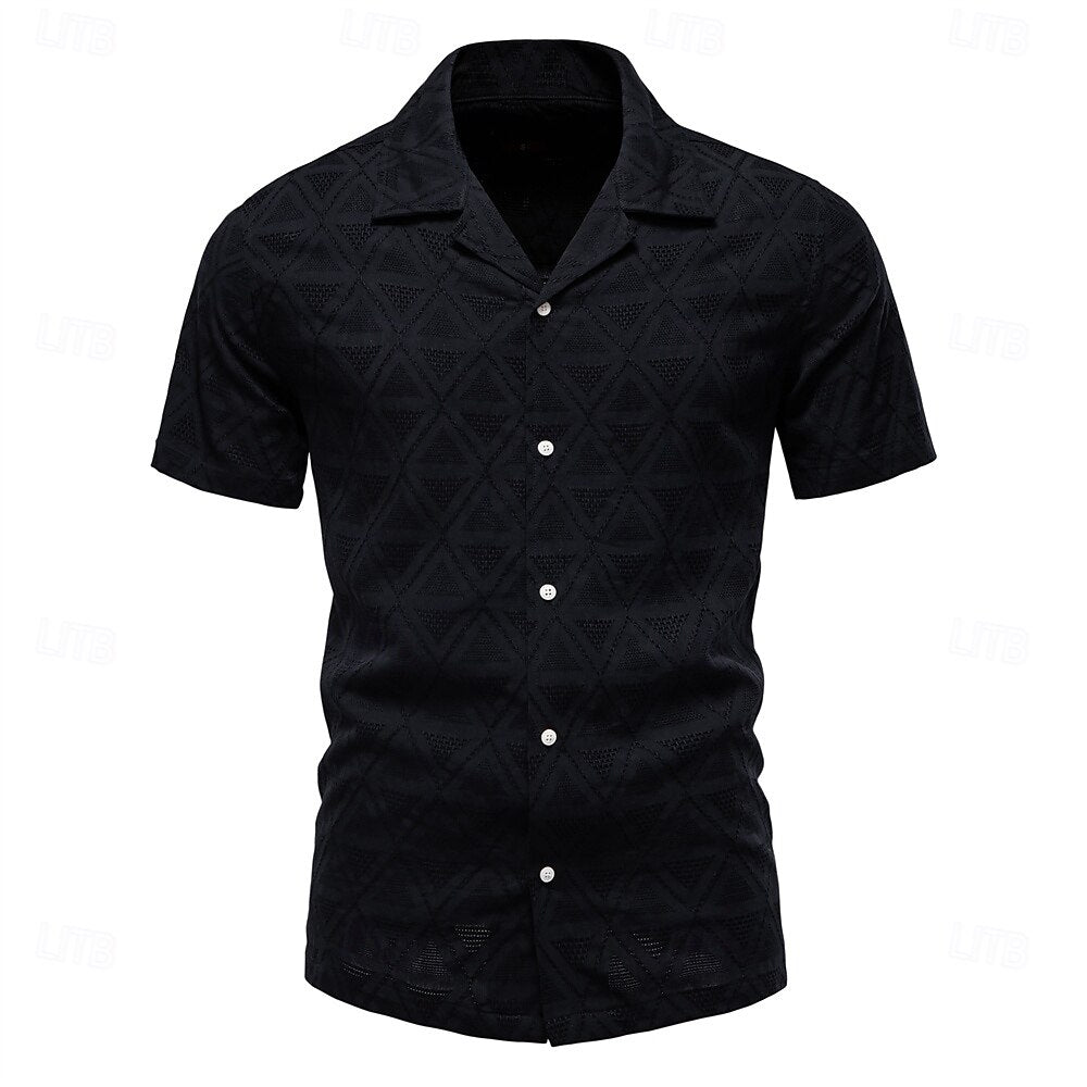 Short Sleeve Resort Cuban Shirt