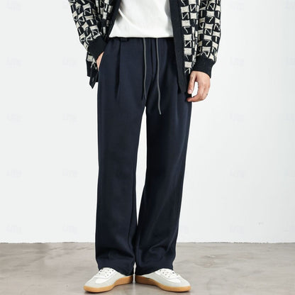 Fleece-lined Athletic Joggers - oukumen