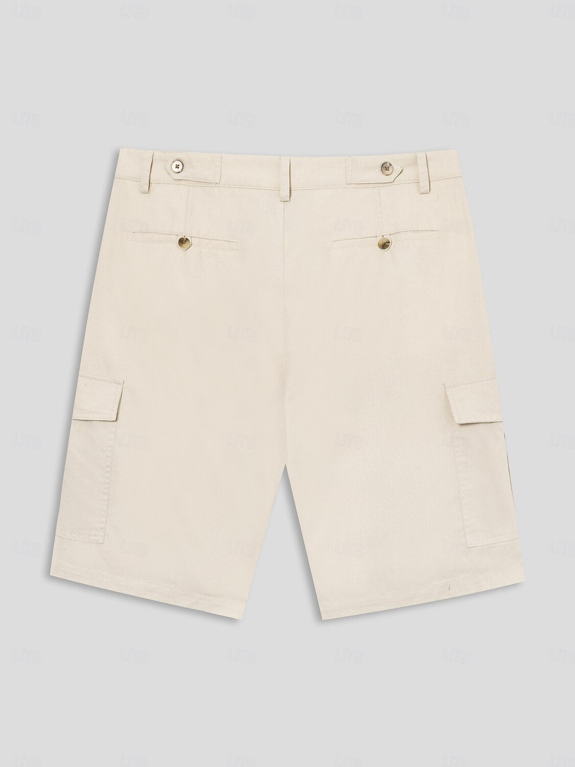 Linen Knee Length Casual Shorts - oukumen