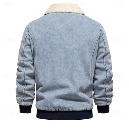 Winter Coat Denim Jacket - oukumen