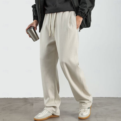 Fleece-lined Athletic Pants Active Joggers - oukumen