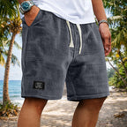 Waffle Drawstring Shorts