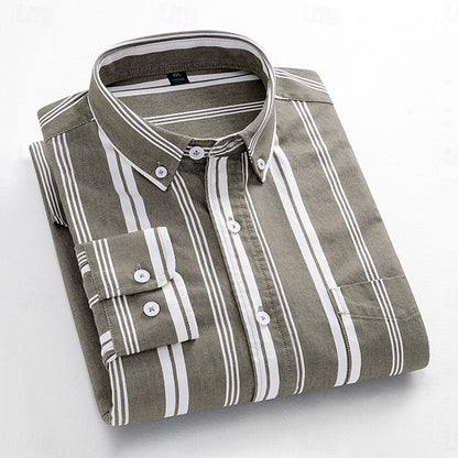 Casual Oxford Stripe Shirt