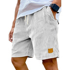 Patch-Pocket Corduroy Shorts