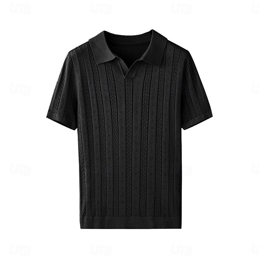 Classic Fit Business Casual Polo Shirt