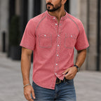 Washed Short-Sleeve Shirt
