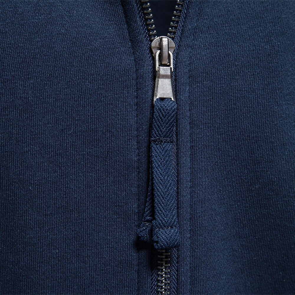 Zipper Pocket Lightweight Jacket - oukumen