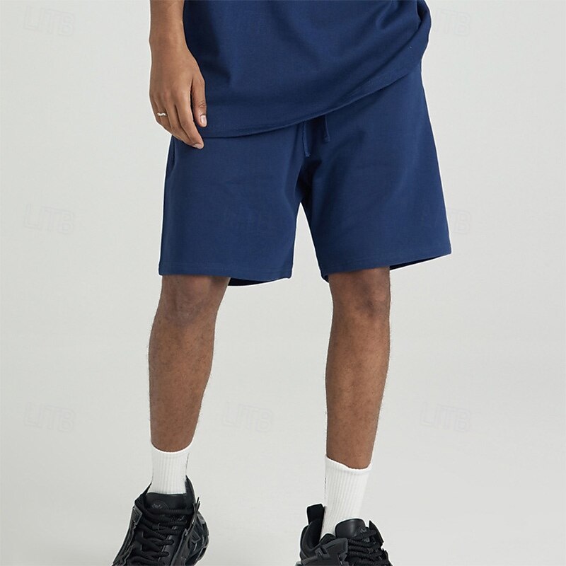 100% Cotton Athletic Shorts - oukumen