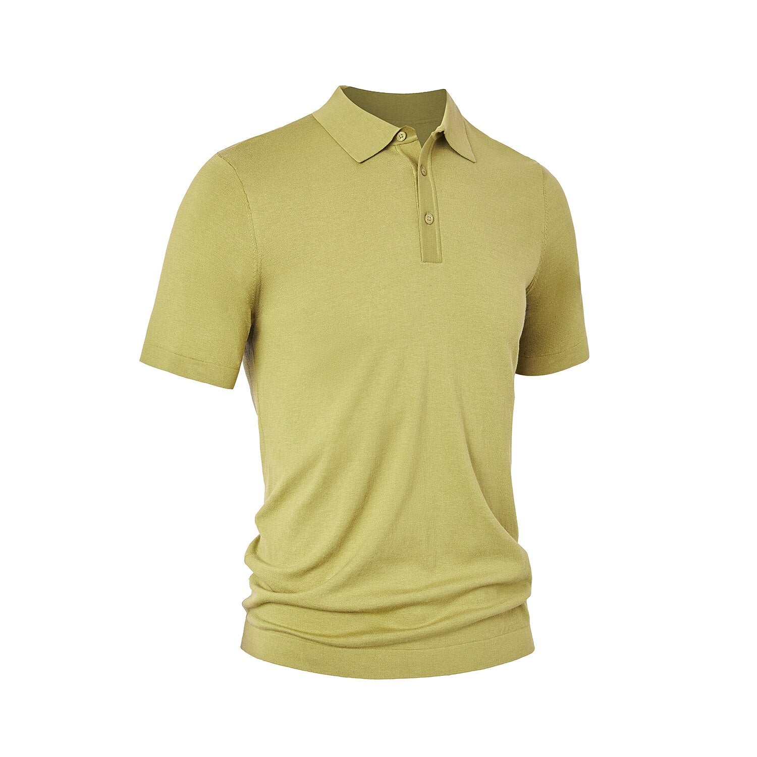 Linen silk Polo Knit Sweater - oukumen