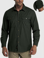 Acid-Wash Long-Sleeve Shirt