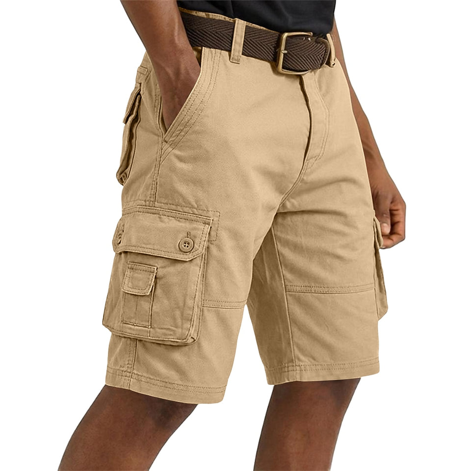 Multi-Pocket Cargo Shorts