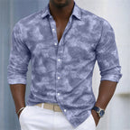 Acid-Wash Long-Sleeve Shirt
