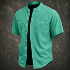 Washed Short-Sleeve Shirt