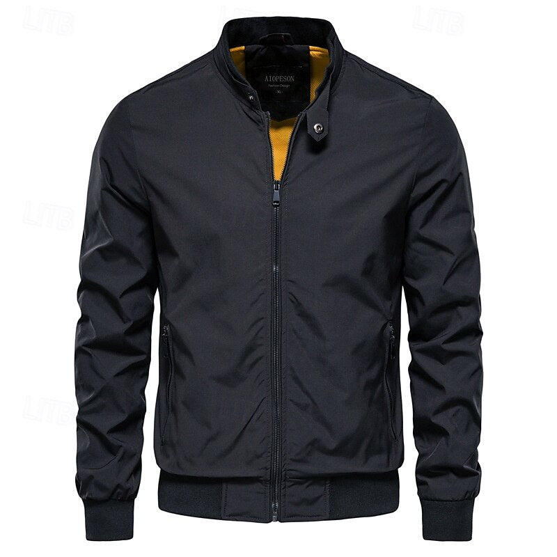 Windproof Zipper Lightweight Jacket - oukumen