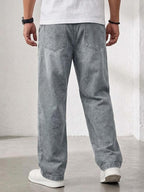 Patch-Pocket Drawstring Jeans