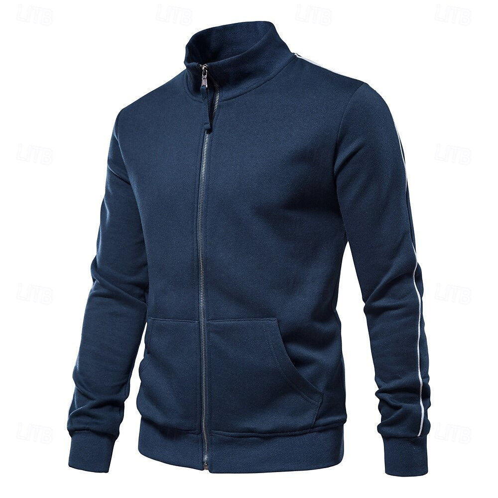 Zipper Pocket Lightweight Jacket - oukumen