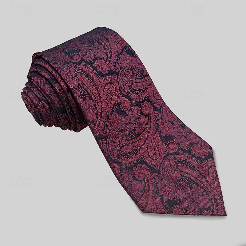 100% Silk Elegant Vintage Fashion Tie - oukumen