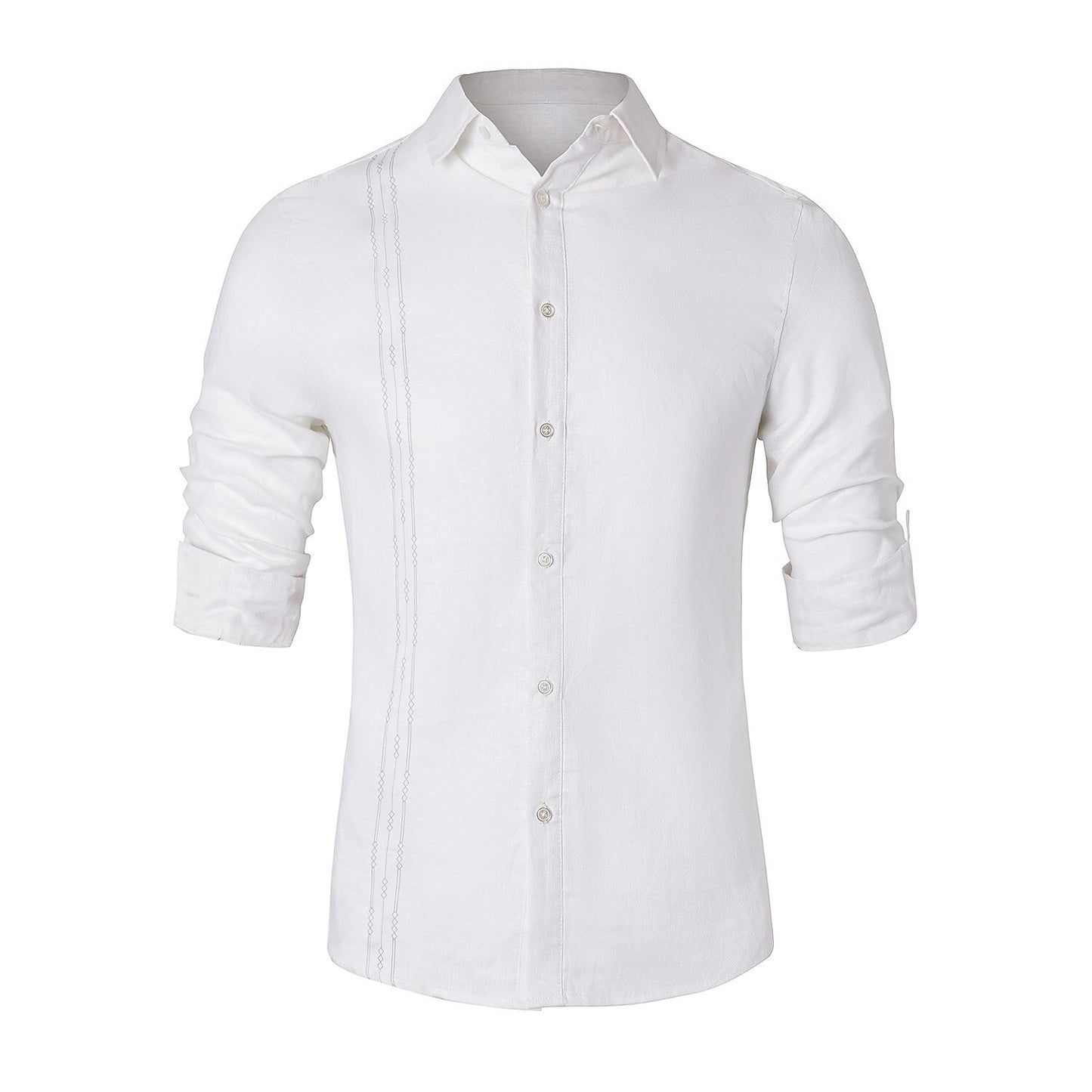 100% Linen Button-Up Shirt