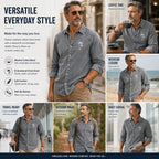 Embroidered Acid-Wash Denim Shirt
