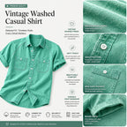 Short-Sleeve Denim Shirt