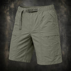 Zip-Pocket Cargo Shorts