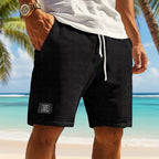 Waffle Drawstring Shorts