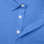 Acid-Wash Pocket Polo Shirt