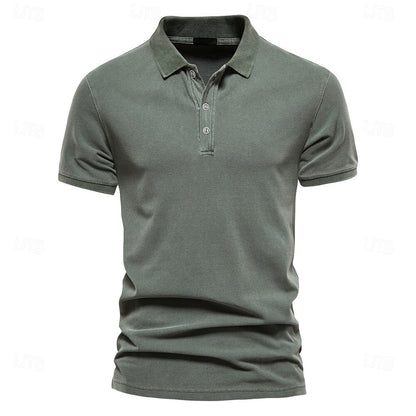 100% Cotton Work Business Polo - oukumen