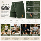 Patch-Pocket Corduroy Shorts