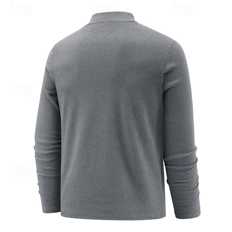 Multifunctional Long Sleeve Quick Dry Standing Collar T-Shirt