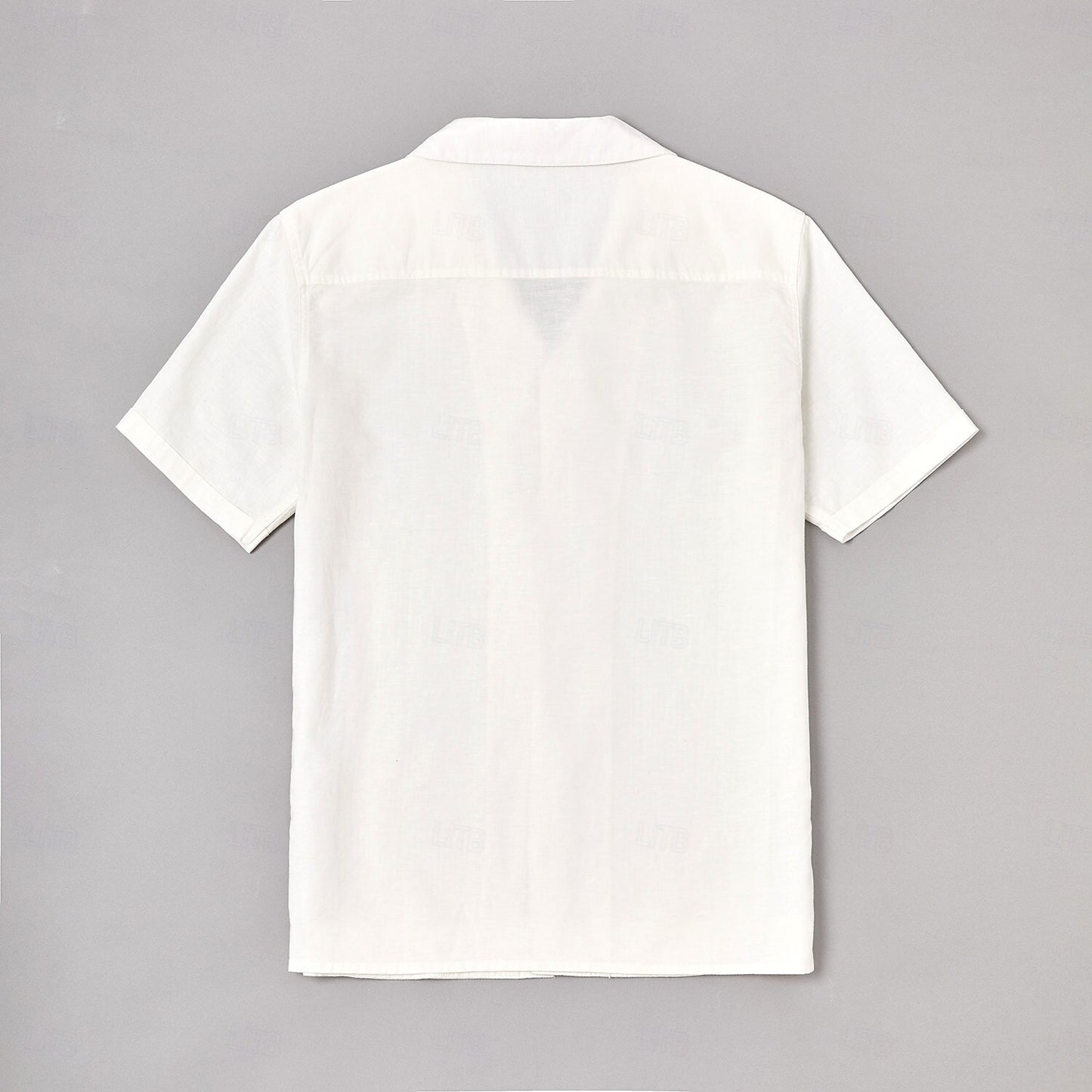 Cotton-Linen Pleated Shirt