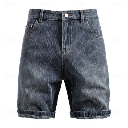 Knee-Length Jean Shorts