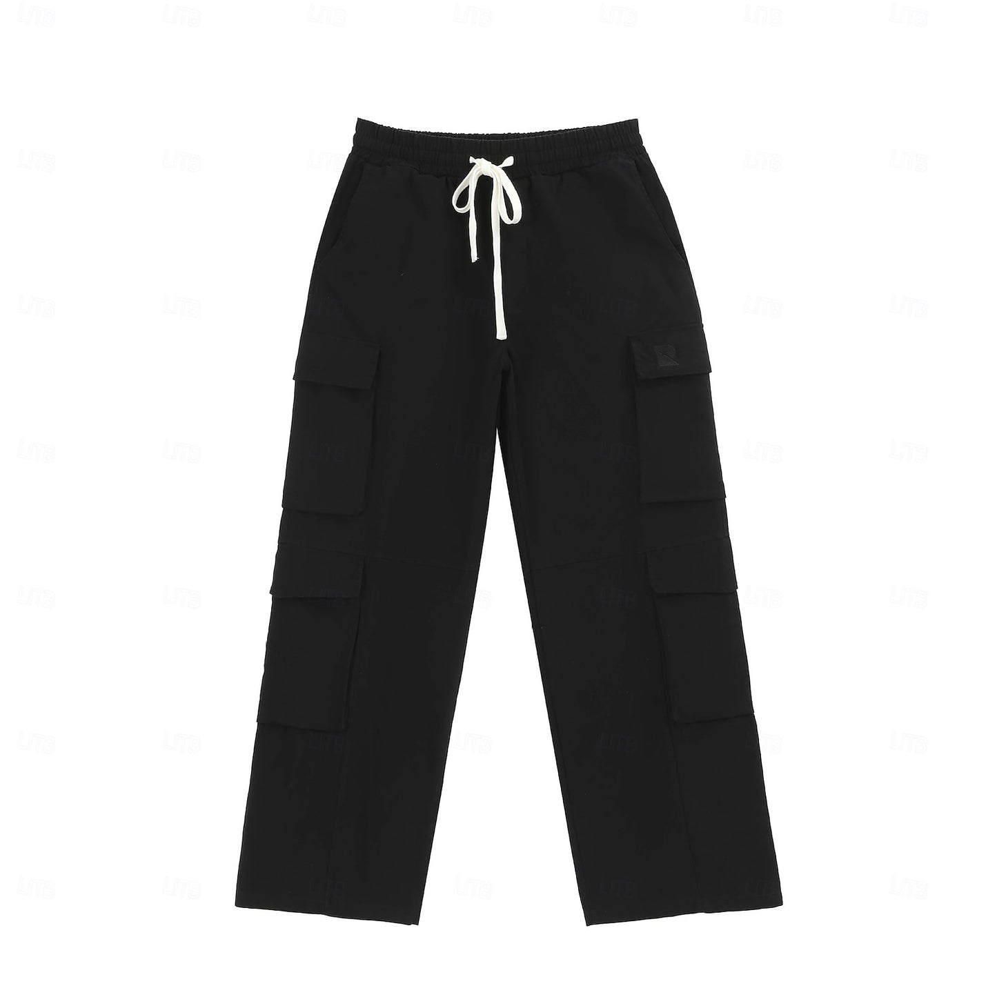 Patchwork Drawstring Active Joggers