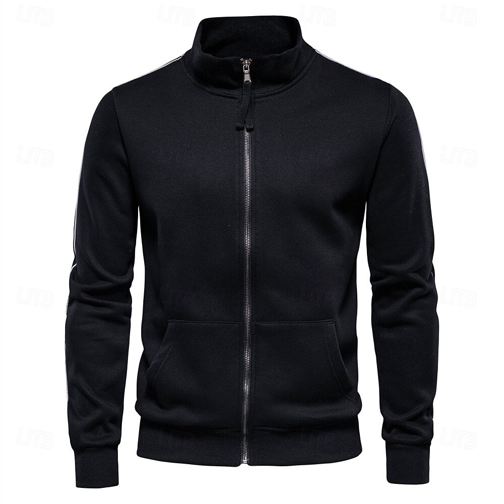 Zipper Pocket Lightweight Jacket - oukumen