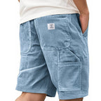 Patch-Pocket Corduroy Shorts