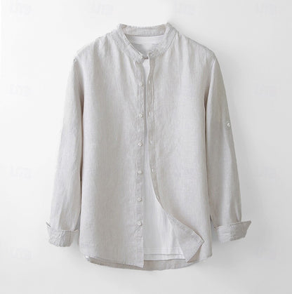 100% Linen Elegant Vacation Shirt