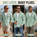 Garment-Dyed Long-Sleeve Shirt