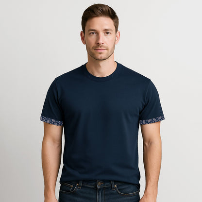 100% Cotton Crew Neck T-Shirt - oukumen