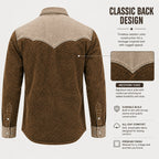 Acid-Wash Long-Sleeve Denim Shirt
